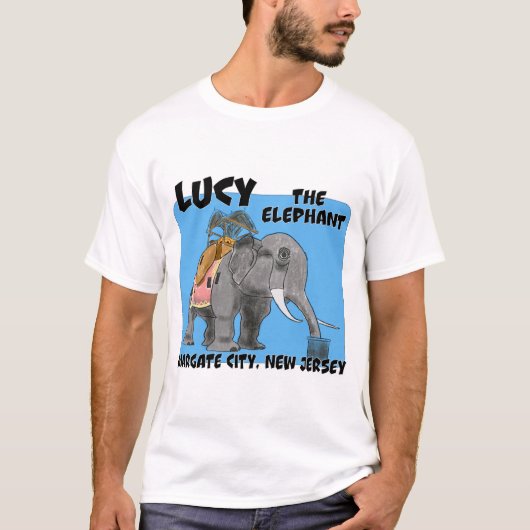 Lucy The Elephant, Jersey Shore T-shirt (Voorkant)