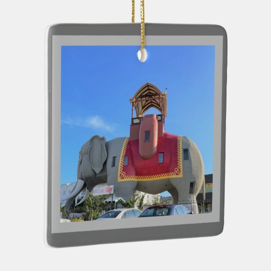 Lucy the Elephant Keramisch Ornament (Rechts)