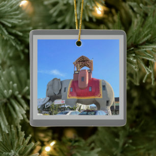 Lucy the Elephant Keramisch Ornament