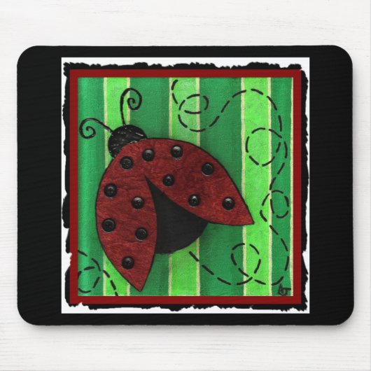 Lucy the Ladybug - mousepad Muismat (Voorkant)