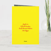 "Lucy" Wenskaart Kaart (Achterkant)