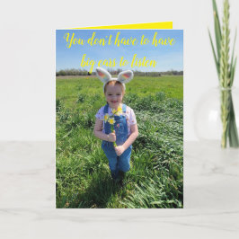 "Lucy" Wenskaart Kaart