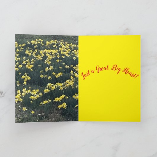 "Lucy" Wenskaart Kaart (Binnen)