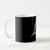Lucy white gold Handwriting Tasse Kaffeetasse Koffiemok (Links)