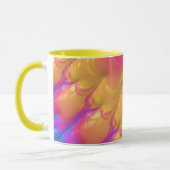 LUCY ~ Zany 3D ~ Roze Geel Blauw ~ 3D Mok (Links)