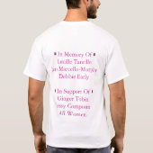 Lucy's Dames T-shirt (Achterkant)