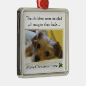 Lucy's kerstversiering 2010 metalen ornament (Rechts)