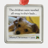 Lucy's kerstversiering 2010 metalen ornament (Voorkant)