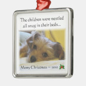 Lucy's kerstversiering 2010 metalen ornament (Links)