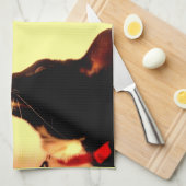 Lucy's profiel theedoek (Quarter Fold)