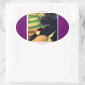 Lucy's Snuggles Ovale Sticker (Tas)