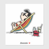 Lucy's Strandrelaxatie Sticker (Vel)