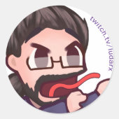 Ludarx | De echte Ree Sticker (Voorkant)