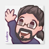 Ludarx | Hoi | Koelkast Magnet v2 (Voorkant)