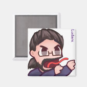 Ludarx | REE | Fridge magnet V2 (Voorkant / Achterkant)