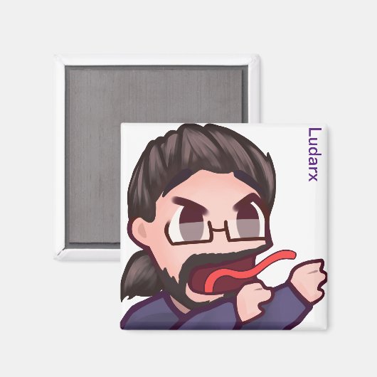 Ludarx | REE | Fridge magnet V2 (Voorkant / Achterkant)