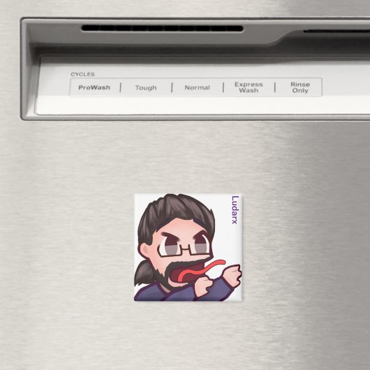 Ludarx | REE | Fridge magnet V2 (Insitu (Vaatwasser))