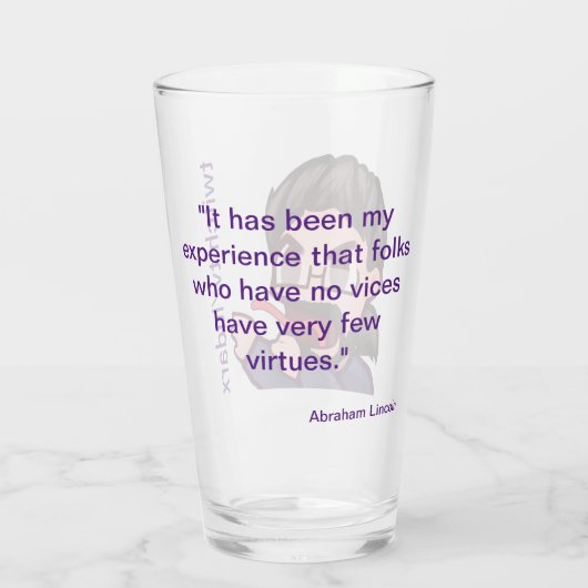 Ludarx | Ree | Geef me een drink! Glas (Achterkant)