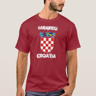 Ludbreg, Kroatië met wapenmantel T-shirt