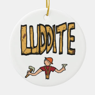 Luddite Keramisch Ornament