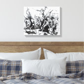 Luddite Rioters, 1811-12 Canvas Afdruk (Insitu (Slaapkamer))