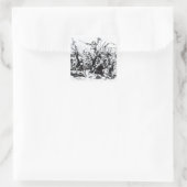 Luddite Rioters, 1811-12 Vierkante Sticker (Tas)