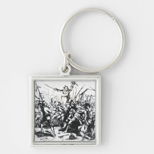 Luddite Rioters Sleutelhanger (Voorkant)