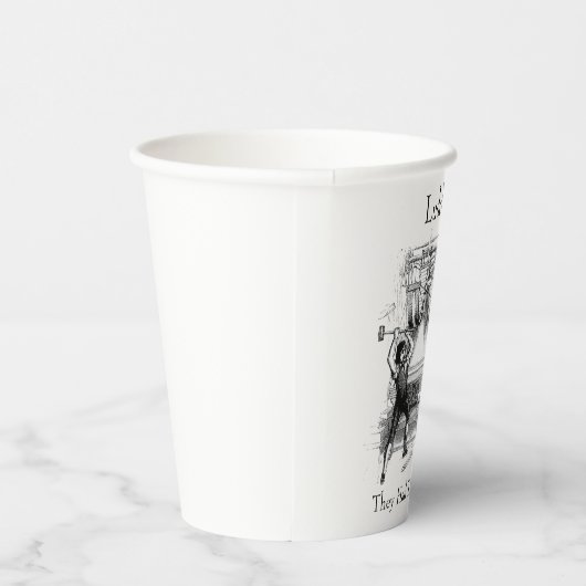 Luddites - Ze hadden het juiste idee Papieren Bekers (Rechts)