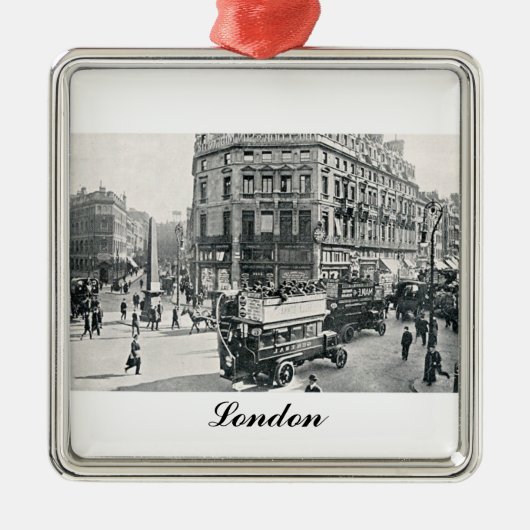 Ludgate Circus, Londen Metalen Ornament (Voorkant)