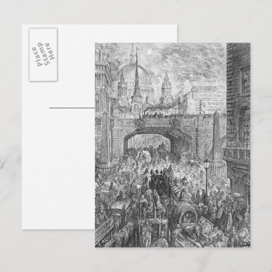 Ludgate Hill Briefkaart (Voorkant / Achterkant)