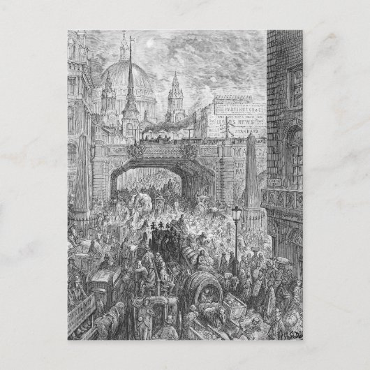 Ludgate Hill Briefkaart (Voorkant)