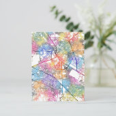 Ludhiana India City Map Briefkaart (Staand voorkant)