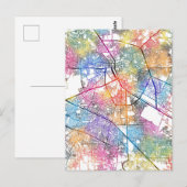 Ludhiana India City Map Briefkaart (Voorkant / Achterkant)