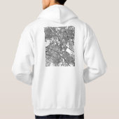 Ludhiana India City Map Hoodie (Achterkant)