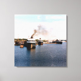 Ludington Afdruk van doek voor auto's en railveerb Canvas Afdruk