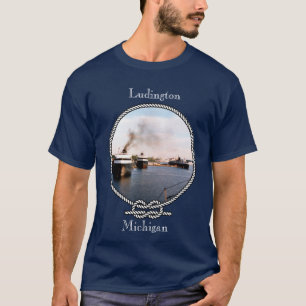 Ludington Car/Rail Ferries donker shirt