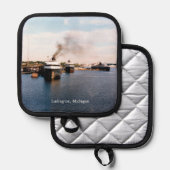 Ludington Carferries pothouders Pannenlap (Voorkant / Achterkant)