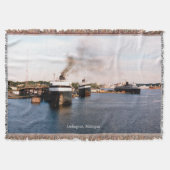 Ludington Ferries gooit dekens Deken (Voorkant)