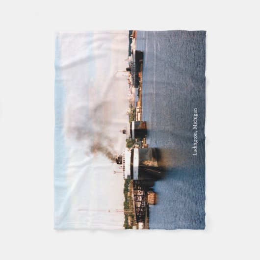 Ludington ferry's fleece deken (Voorkant)