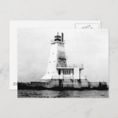 Ludington Lighthouse Briefkaart (Voorkant / Achterkant)