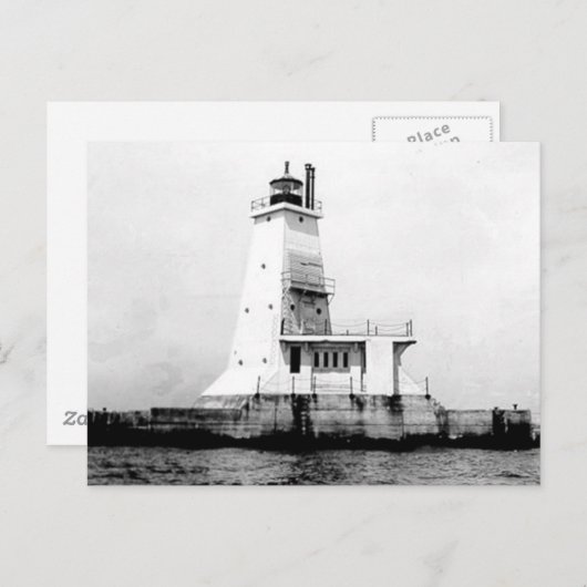 Ludington Lighthouse Briefkaart (Voorkant / Achterkant)
