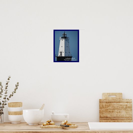 Ludington Lighthouse Poster (Keuken)