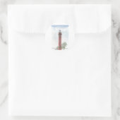 Ludington Lighthouse Ronde Sticker (Tas)