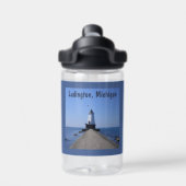 Ludington Lighthouse Waterfles (Achterkant)