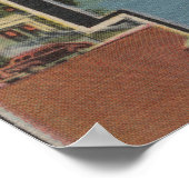 Ludington, Michigan - Grote Letter-scènes Poster (Hoek)