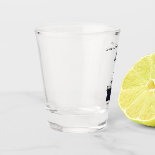 Ludington Noord-Breakwater Lichtschot Shot Glas (Links)