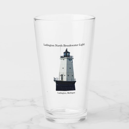 Ludington North Breakwater Licht glas (Voorkant)