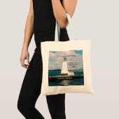 Ludington North Breakwater Light canvas tas (Voorkant (product))