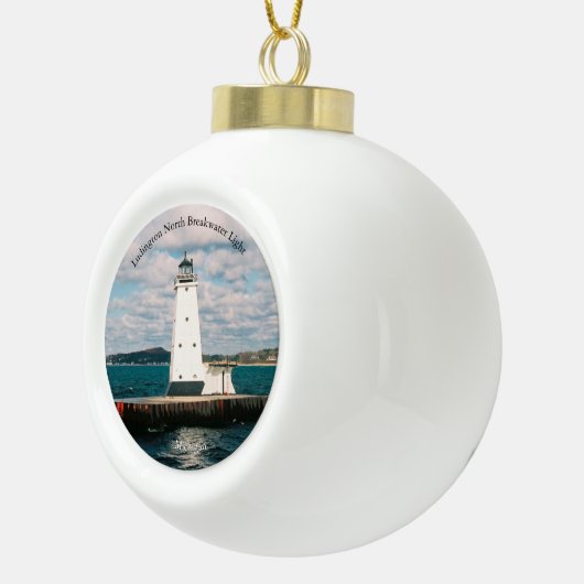 Ludington North Breakwater Light ornament (Rechts)
