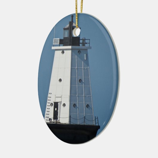 Ludington Pierhead Light Keramisch Ornament (Links)